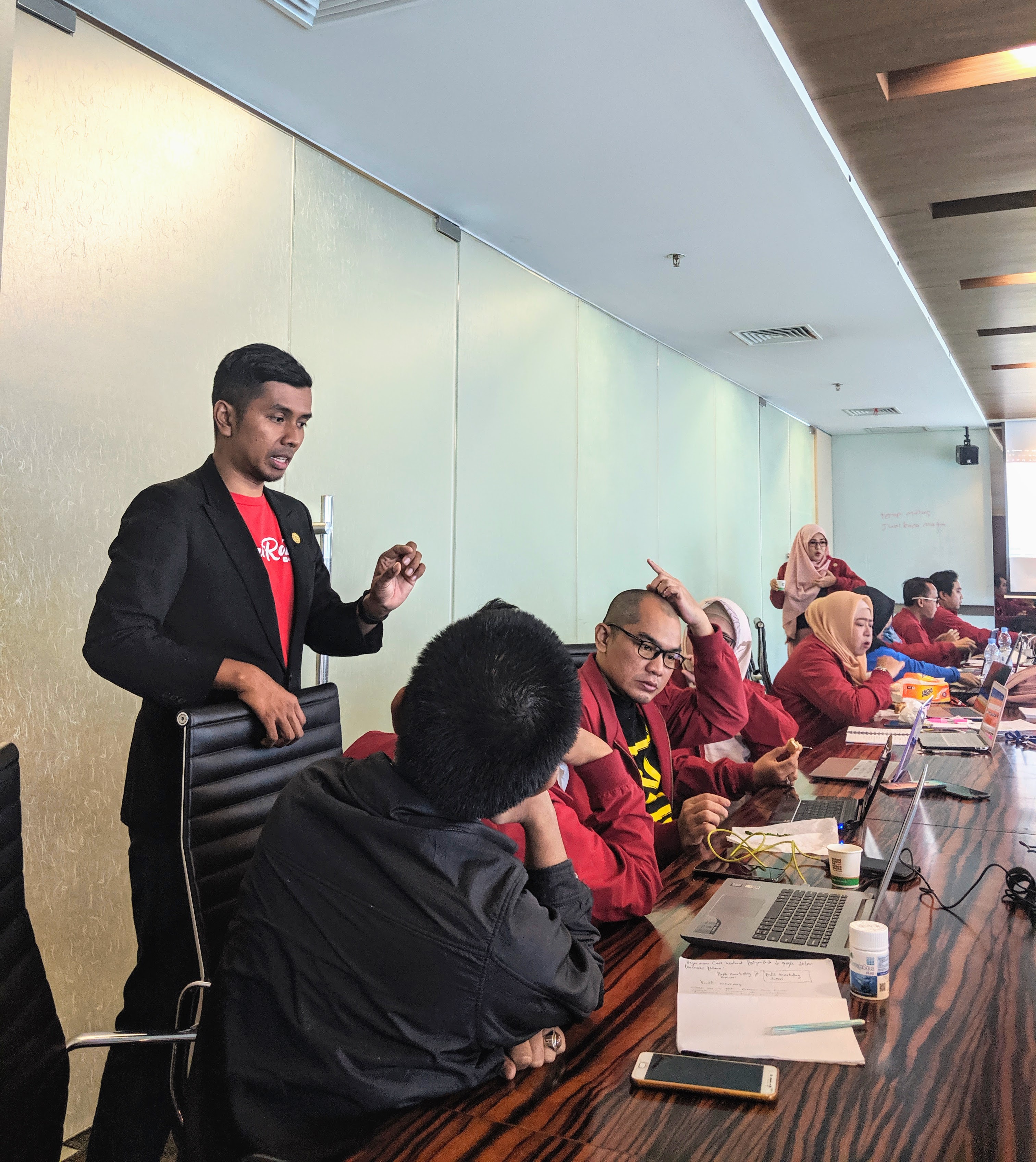 Training session in Jakarta Indonesia